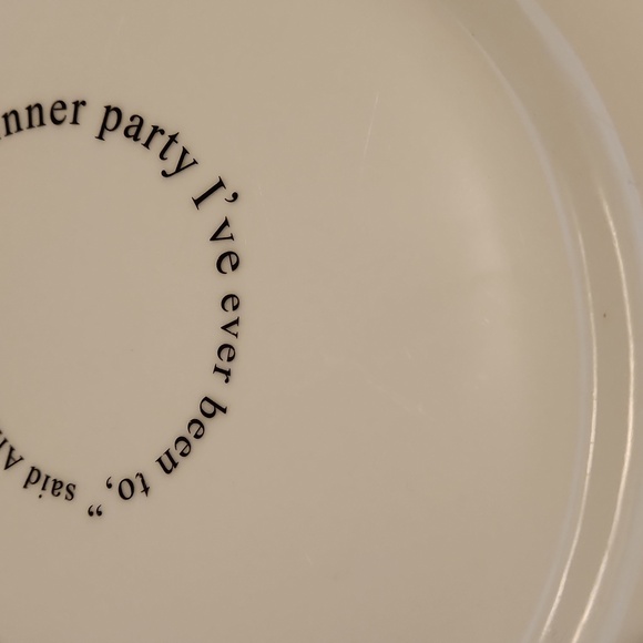 Alice in Wonderland Cafe Paul Cardew Set 2 Dinner Plates 2010 - Picture 4 of 6